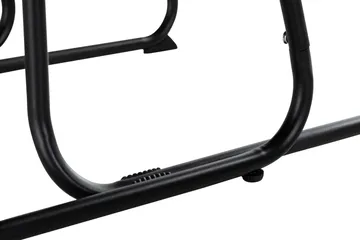 Lamborg Caféset 120 cm Oval + 2 Utestolar - Glas/Svart - Utemöbler & utemiljö - Utegrupp - Cafegrupp & cafeset