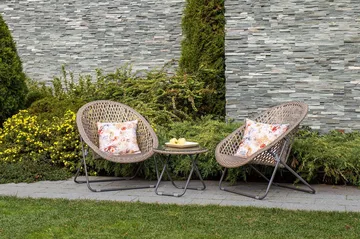 Möbelset TURKU 2 Utestolar och Utebord hopfällbart - Utemöbler & utemiljö - Utegrupp - Cafegrupp & cafeset