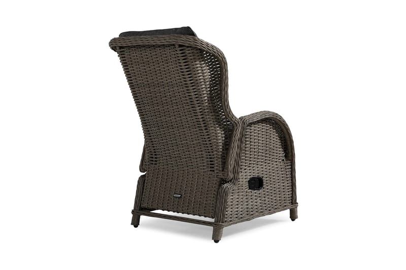 Marcus Caféset med 2 Reclinerfåtöljer Utomhus m Dyna - Grå - Utemöbler & utemiljö - Utegrupp - Cafegrupp & cafeset