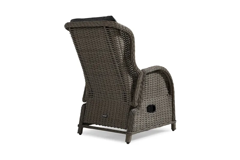 Marcus Caféset med 2 Reclinerfåtöljer Utomhus m Dyna - Grå - Utemöbler & utemiljö - Utegrupp - Cafegrupp & cafeset