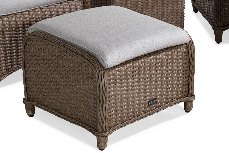 Marcus Caféset med 2 Reclinerfåtöljer Utomhus m Dyna - Natur - Utemöbler & utemiljö - Utegrupp - Cafegrupp & cafeset