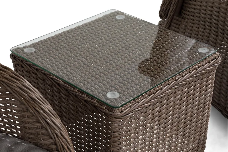 Marcus Caféset med 2 Reclinerfåtöljer Utomhus m Dyna - Natur - Utemöbler & utemiljö - Utegrupp - Cafegrupp & cafeset