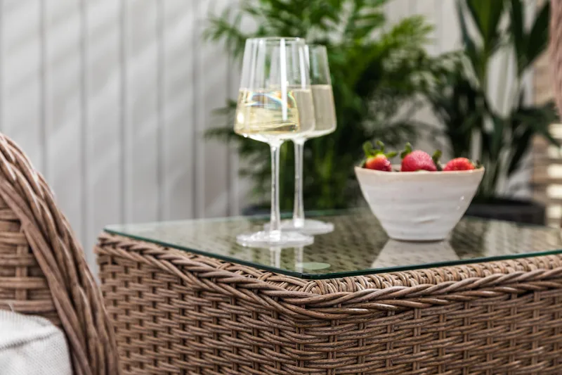 Marcus Caféset med 2 Reclinerfåtöljer Utomhus m Dyna - Natur - Utemöbler & utemiljö - Utegrupp - Cafegrupp & cafeset