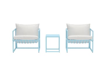 Cafégrupp Messina Utomhus - Ljusblå - Utemöbler & utemiljö - Utegrupp - Cafegrupp & cafeset