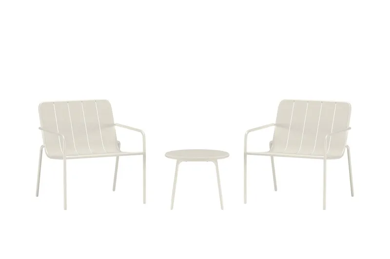 Cafégrupp Minos Utomhus - Beige - Utemöbler & utemiljö - Utegrupp - Cafegrupp & cafeset