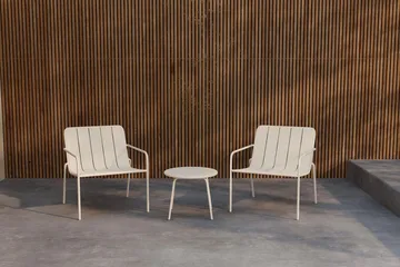 Cafégrupp Minos Utomhus - Beige - Utemöbler & utemiljö - Utegrupp - Cafegrupp & cafeset