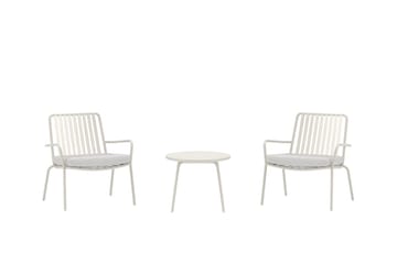 Cafégrupp Mykonos Utomhus - Vit - Utemöbler & utemiljö - Utegrupp - Cafegrupp & cafeset