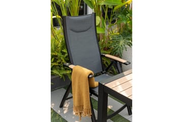 Panama Caféset 50x50 cm + 2 Utestolar Svart - Lifestyle Garden - Utemöbler & utemiljö - Utegrupp - Cafegrupp & cafeset