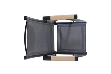 Panama Caféset 50x50 cm + 2 Utestolar Svart - Lifestyle Garden - Utemöbler & utemiljö - Utegrupp - Cafegrupp & cafeset