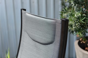 Panama Caféset 50x50 cm + 2 Utestolar Svart - Lifestyle Garden - Utemöbler & utemiljö - Utegrupp - Cafegrupp & cafeset