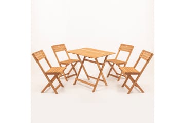 Parwati Caféset - Valnöt - Utemöbler & utemiljö - Utegrupp - Matgrupp utomhus