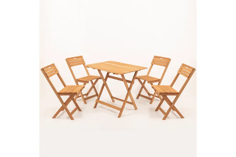 Parwati Caféset - Valnöt - Utemöbler & utemiljö - Utegrupp - Matgrupp utomhus