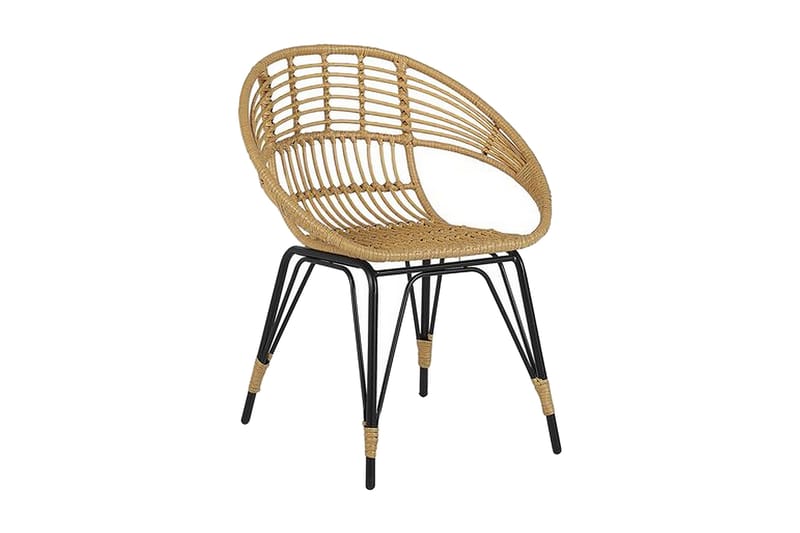 Pellaro Balkongset + 2 Utestolar m Dyna - Natur/Svart - Utemöbler & utemiljö - Utegrupp - Cafegrupp & cafeset