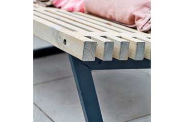 PLUS Siesta Lougeset med Stort Utebord 138 cm - Utemöbler & utemiljö - Utegrupp - Cafegrupp & cafeset