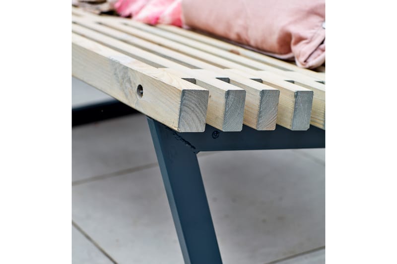 PLUS Siesta Lougeset med Stort Utebord 138 cm - Utemöbler & utemiljö - Utegrupp - Cafegrupp & cafeset