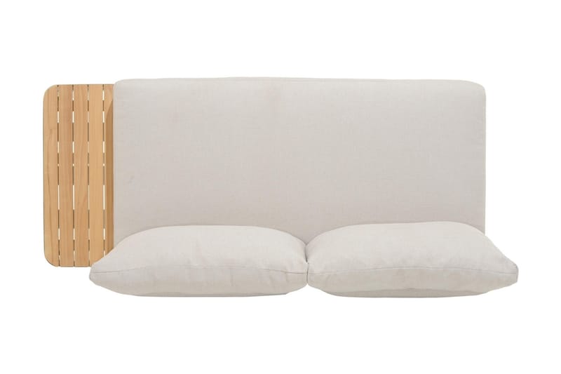 Portals Loungegrupp 2-sits - Teak/Vit - Utemöbler & utemiljö - Utegrupp - Cafegrupp & cafeset