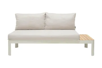 Portals Loungegrupp 2-sits - Teak/Vit - Utemöbler & utemiljö - Utegrupp - Cafegrupp & cafeset