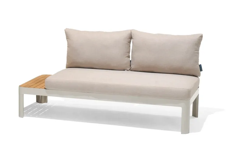 Portals Loungegrupp 2-sits - Teak/Vit - Utemöbler & utemiljö - Utegrupp - Cafegrupp & cafeset