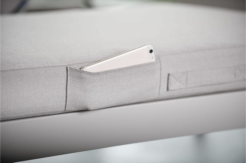 Portals Solsängset med Dyna - Vit/Trä - Utemöbler & utemiljö - Utegrupp - Cafegrupp & cafeset