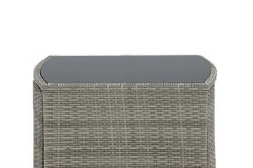 Savanna Caféset 50 cm + 2 Matstolar Utomhus - Grå - Utemöbler & utemiljö - Utegrupp - Cafegrupp & cafeset