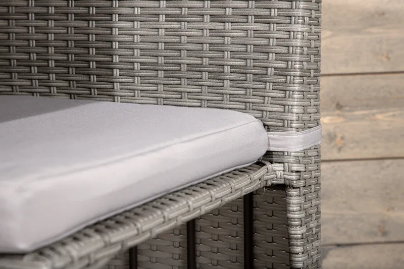 Savanna Caféset 50 cm + 2 Matstolar Utomhus - Grå - Utemöbler & utemiljö - Utegrupp - Cafegrupp & cafeset