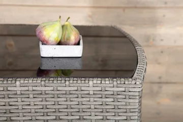 Savanna Caféset 50 cm + 2 Matstolar Utomhus - Grå - Utemöbler & utemiljö - Utegrupp - Cafegrupp & cafeset