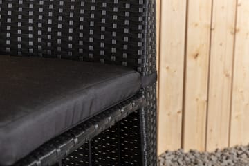 Savanna Caféset 50 cm + 2 Matstolar Utomhus - Svart - Utemöbler & utemiljö - Utegrupp - Cafegrupp & cafeset