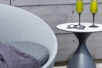 Spoga Balkonggrupp 2-sits - Svart/Mörkgrå - Utemöbler & utemiljö - Utegrupp - Cafegrupp & cafeset