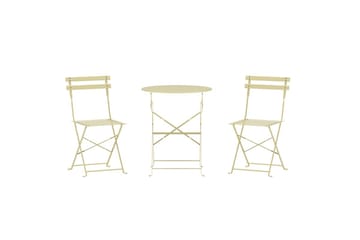 Cafégrupp Tao Utomhus - Ljusgul - Utemöbler & utemiljö - Utegrupp - Cafegrupp & cafeset