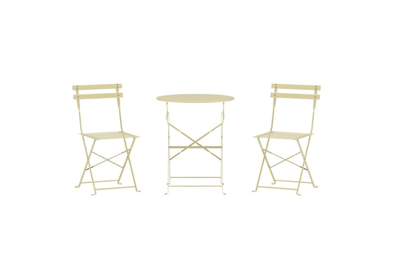 Cafégrupp Tao Utomhus - Ljusgul - Utemöbler & utemiljö - Utegrupp - Cafegrupp & cafeset
