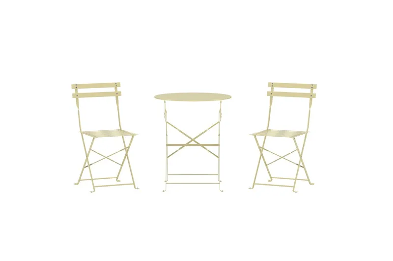 Cafégrupp Tao Utomhus - Ljusgul - Utemöbler & utemiljö - Utegrupp - Cafegrupp & cafeset