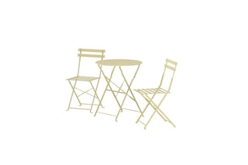 Cafégrupp Tao Utomhus - Ljusgul - Utemöbler & utemiljö - Utegrupp - Cafegrupp & cafeset