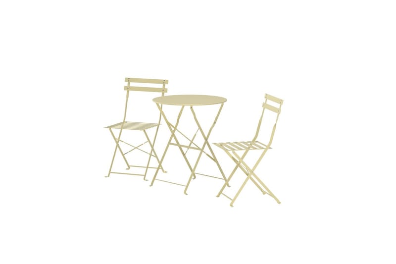Cafégrupp Tao Utomhus - Ljusgul - Utemöbler & utemiljö - Utegrupp - Cafegrupp & cafeset