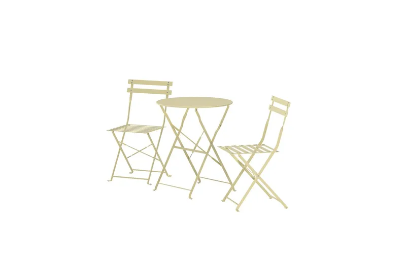 Cafégrupp Tao Utomhus - Ljusgul - Utemöbler & utemiljö - Utegrupp - Cafegrupp & cafeset