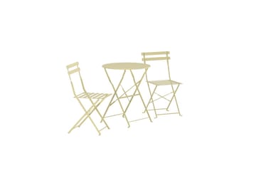 Cafégrupp Tao Utomhus - Ljusgul - Utemöbler & utemiljö - Utegrupp - Cafegrupp & cafeset