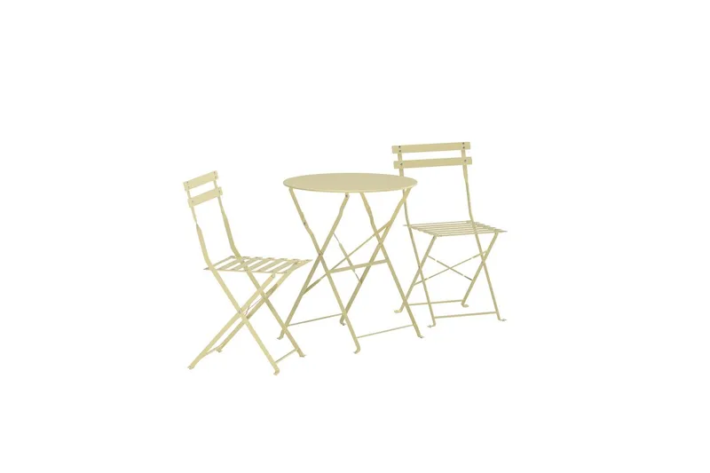 Cafégrupp Tao Utomhus - Ljusgul - Utemöbler & utemiljö - Utegrupp - Cafegrupp & cafeset