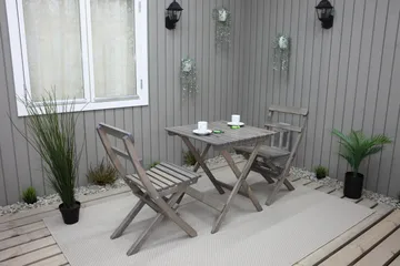 Utomhusmöbelgrupp Wilma & Knohult - Grå - Utemöbler & utemiljö - Utegrupp - Cafegrupp & cafeset