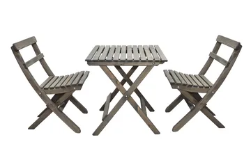 Utomhusmöbelgrupp Wilma & Knohult - Grå - Utemöbler & utemiljö - Utegrupp - Cafegrupp & cafeset