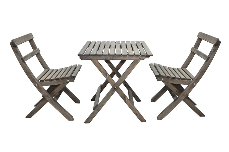 Utomhusmöbelgrupp Wilma & Knohult - Grå - Utemöbler & utemiljö - Utegrupp - Cafegrupp & cafeset