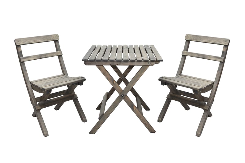 Utomhusmöbelgrupp Wilma & Knohult, Grå