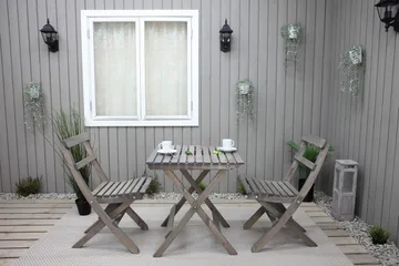 Utomhusmöbelgrupp Wilma & Knohult - Grå - Utemöbler & utemiljö - Utegrupp - Cafegrupp & cafeset