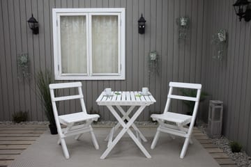 Utomhusmöbelgrupp Wilma & Knohult - Vit - Utemöbler & utemiljö - Utegrupp - Cafegrupp & cafeset