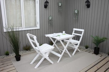 Utomhusmöbelgrupp Wilma & Knohult - Vit - Utemöbler & utemiljö - Utegrupp - Cafegrupp & cafeset