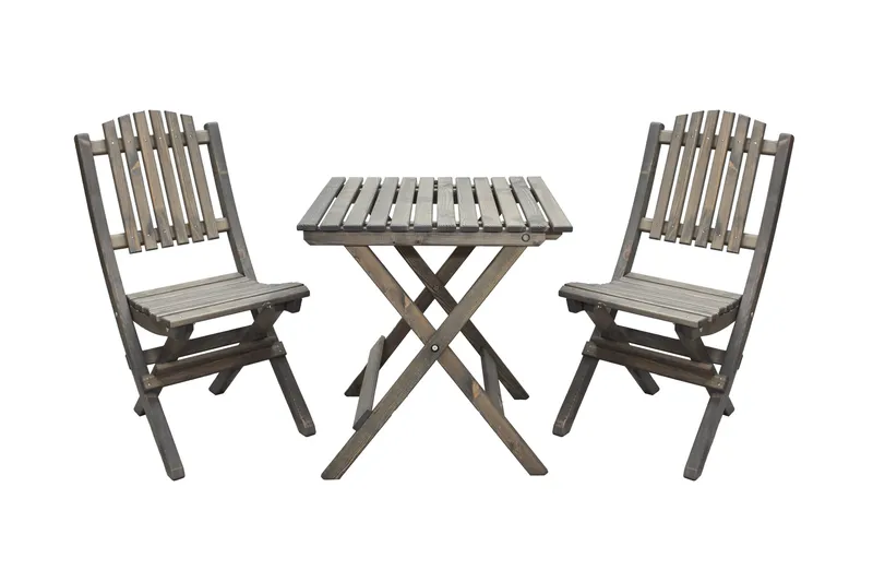 Utomhusmöbelgrupp Wilma & Visby - Grå - Utemöbler & utemiljö - Utegrupp - Cafegrupp & cafeset