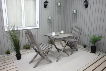 Utomhusmöbelgrupp Wilma & Visby - Grå - Utemöbler & utemiljö - Utegrupp - Cafegrupp & cafeset