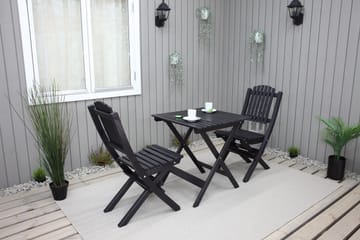 Utomhusmöbelgrupp Wilma & Visby - Svart - Utemöbler & utemiljö - Utegrupp - Cafegrupp & cafeset