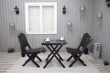Utomhusmöbelgrupp Wilma & Visby - Svart - Utemöbler & utemiljö - Utegrupp - Cafegrupp & cafeset