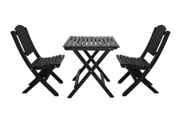 Utomhusmöbelgrupp Wilma & Visby - Svart - Utemöbler & utemiljö - Utegrupp - Cafegrupp & cafeset