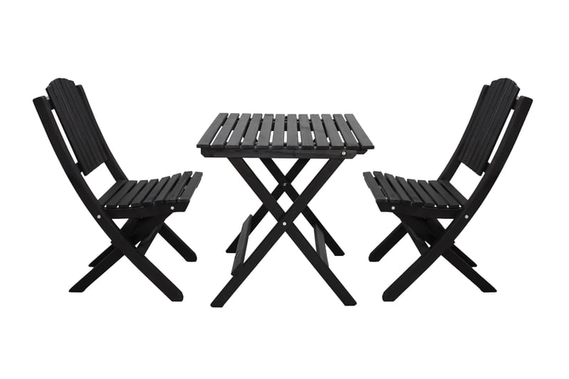 Utomhusmöbelgrupp Wilma & Visby - Svart - Utemöbler & utemiljö - Utegrupp - Cafegrupp & cafeset