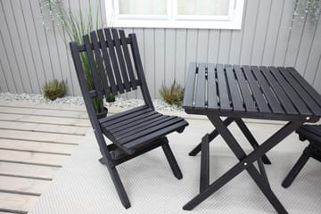 Utomhusmöbelgrupp Wilma & Visby - Svart - Utemöbler & utemiljö - Utegrupp - Cafegrupp & cafeset